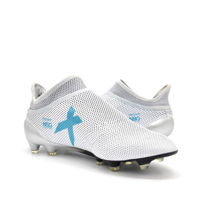 17+ PureSpeed FG/AG Dust Storm - White/Energy Blue - Elite Boots