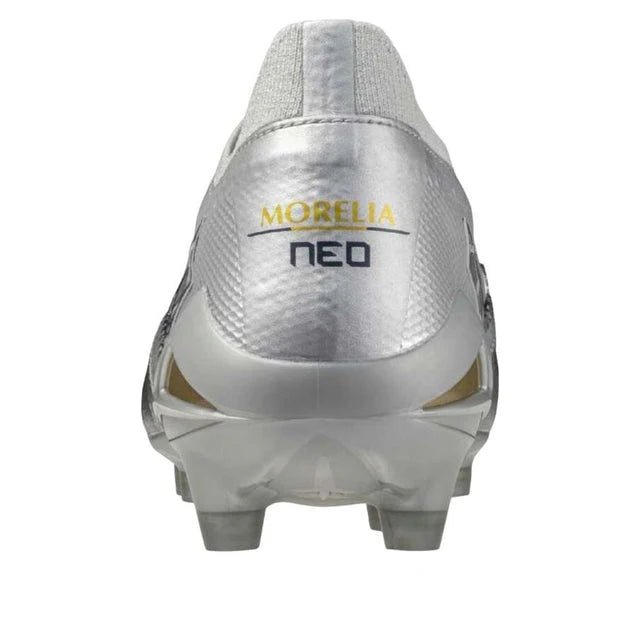 Morelia Neo IV Beta Japan FG 'Platinum Silver Pack Silver Gold' - Elite Boots