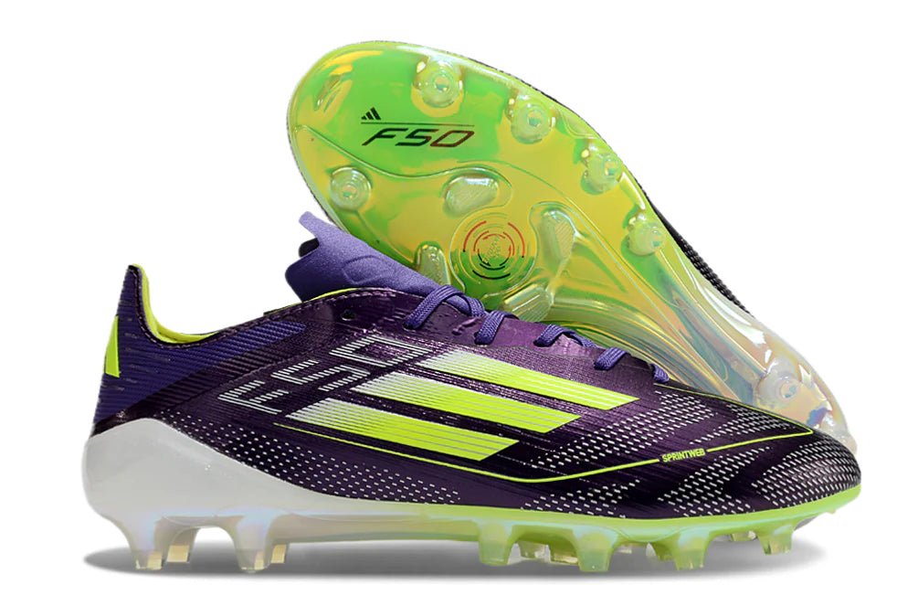 F50 Elite AG Purple/Green - Elite Boots