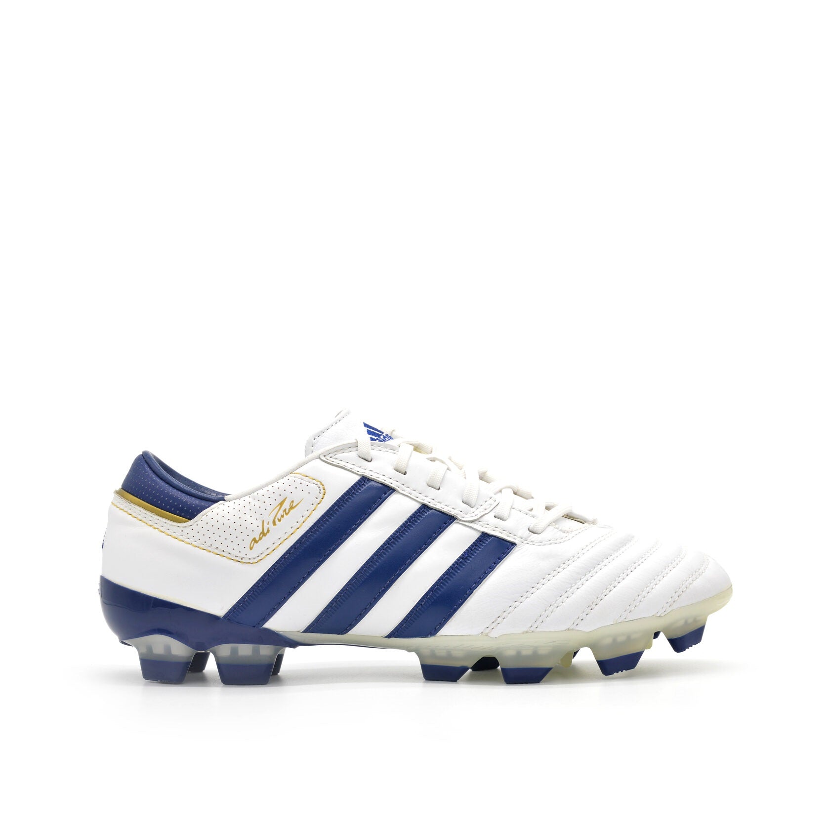 Adipure III TRX Elite FG White/Blue - Elite Boots