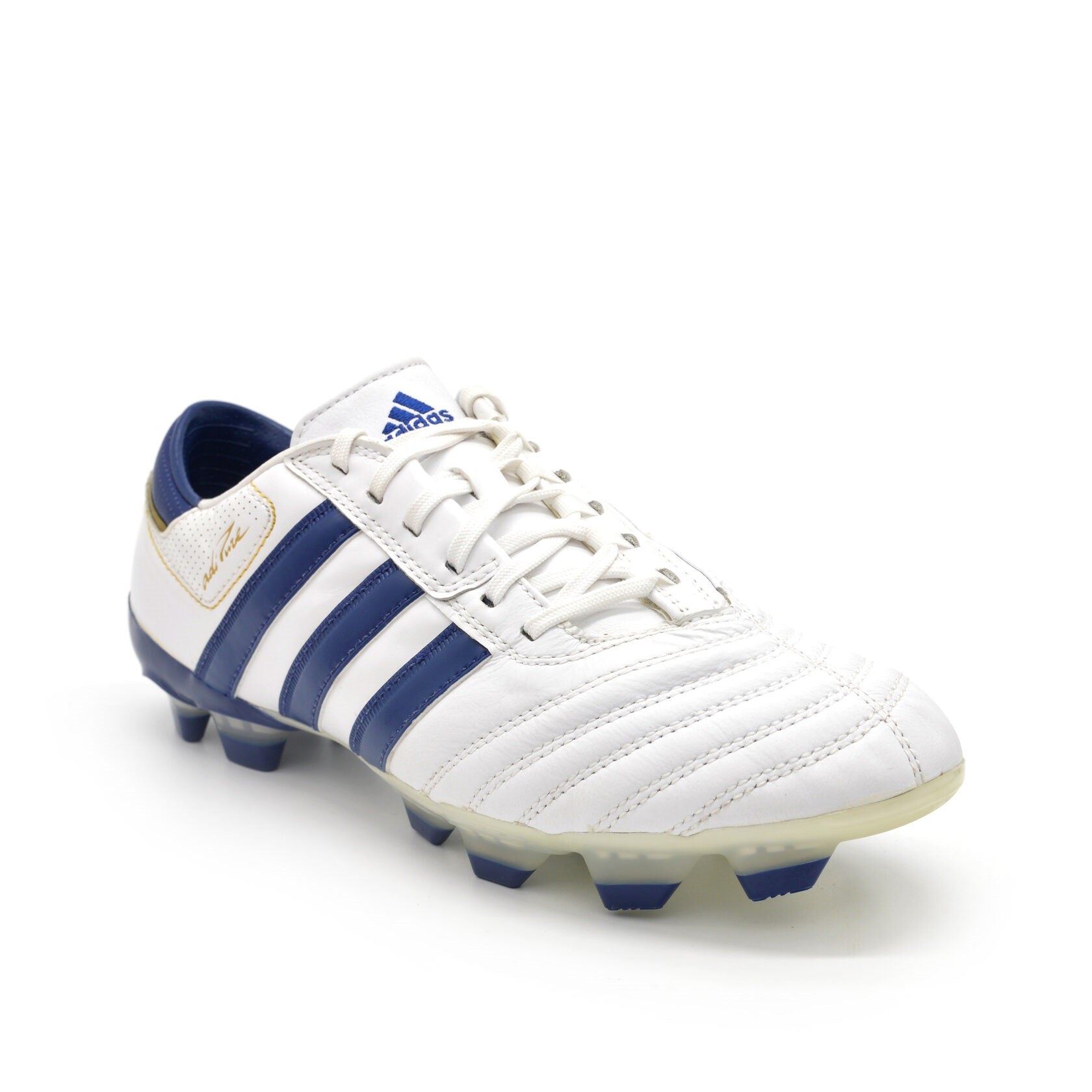 Adipure III TRX Elite FG White/Blue - Elite Boots