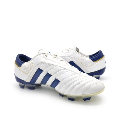 Adipure III TRX Elite FG White/Blue - Elite Boots