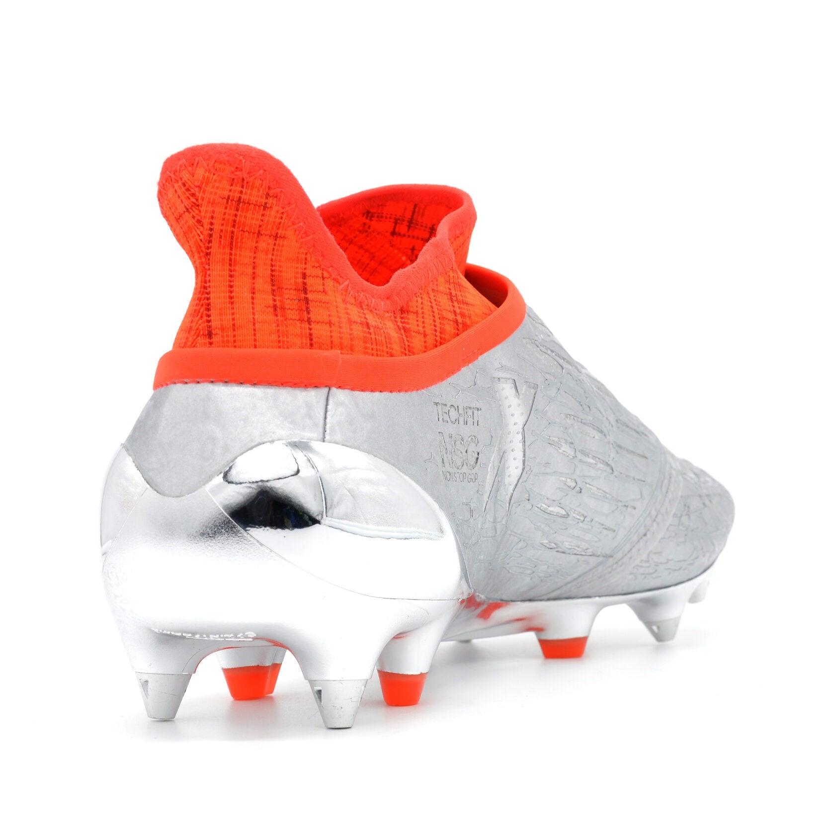 16+ PureChaos FG/AG Mercury Silver Metallic/Orange - Elite Boots