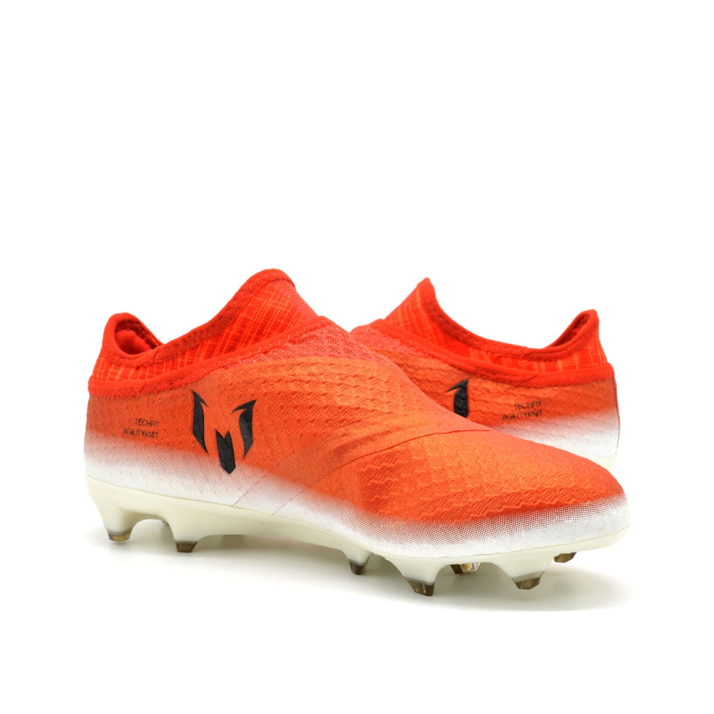 16+ PureAgility FG/AG Red Limit - White/Orange Messi - Elite Boots