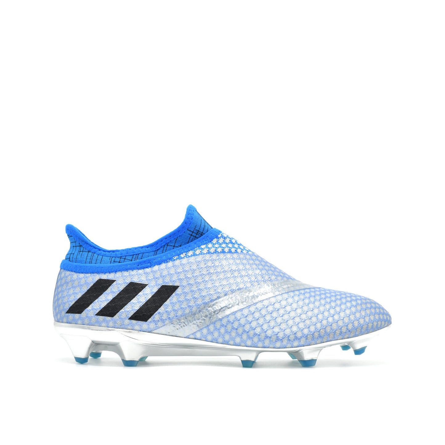 16+ PureAgility FG/AG Mercury Silver Metalic/Blue Messi - Elite Boots
