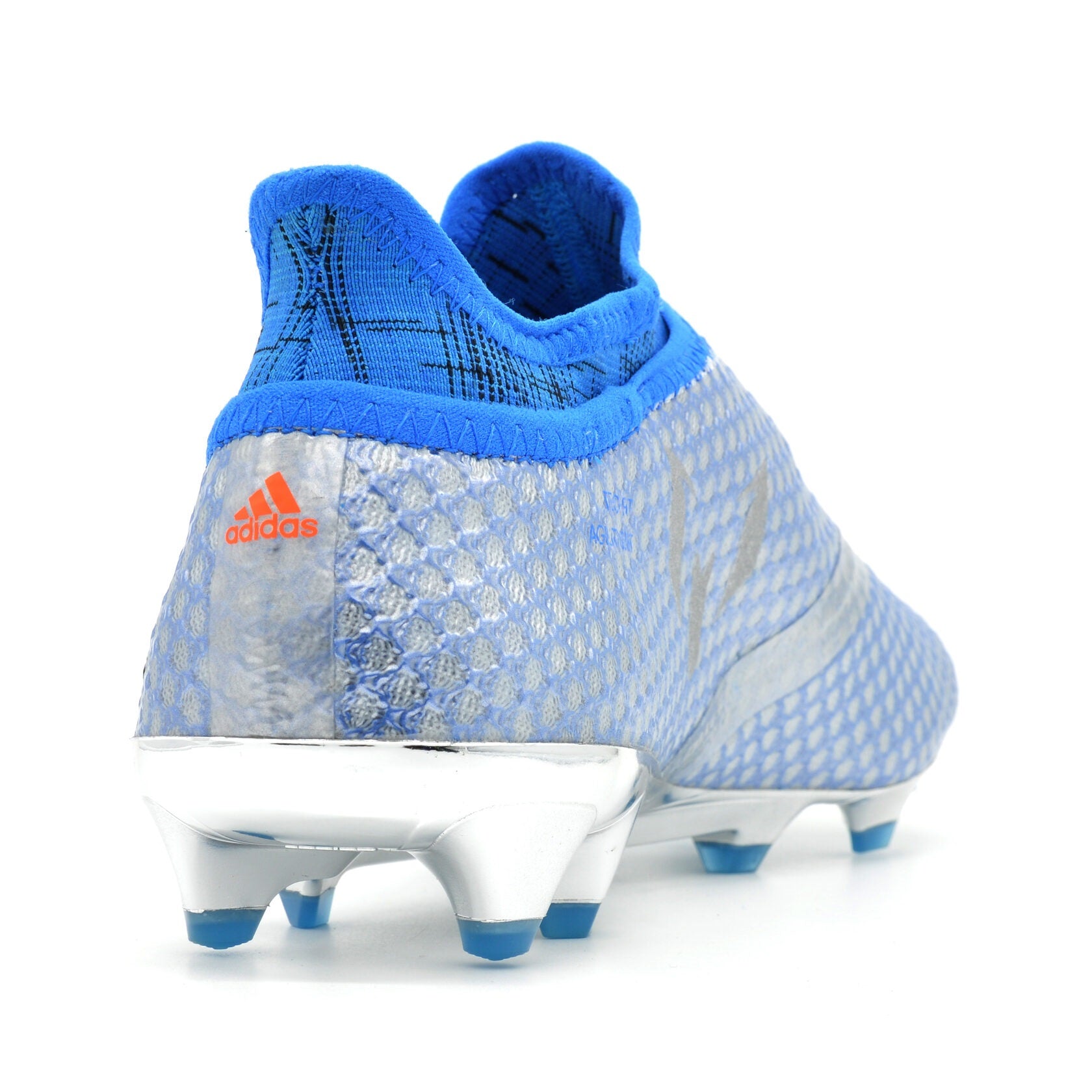 16+ PureAgility FG/AG Mercury Silver Metalic/Blue Messi - Elite Boots