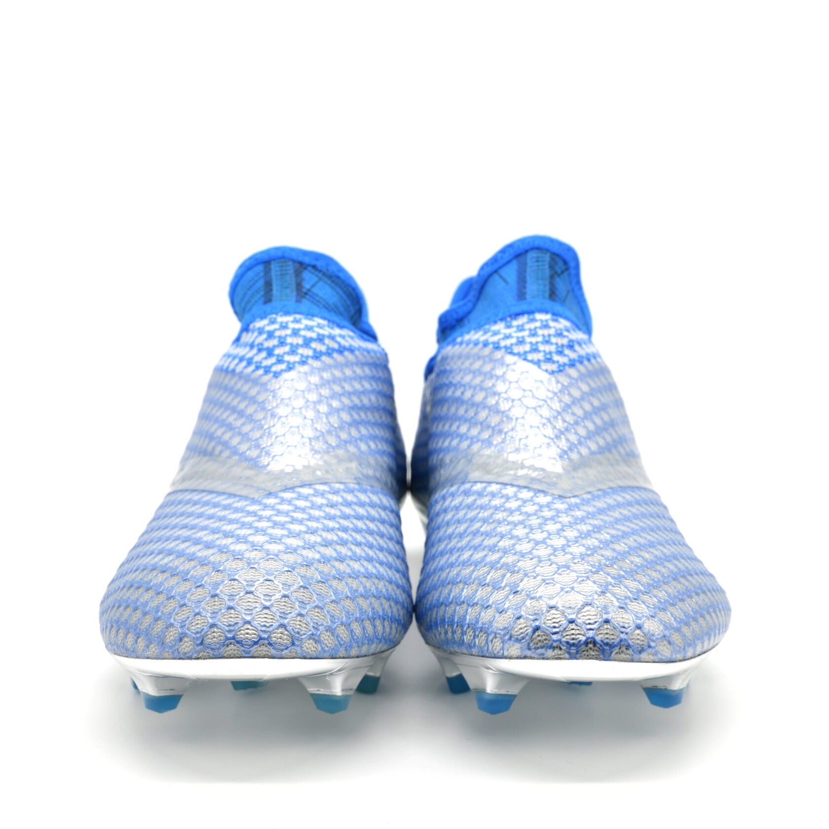 16+ PureAgility FG/AG Mercury Silver Metalic/Blue Messi - Elite Boots