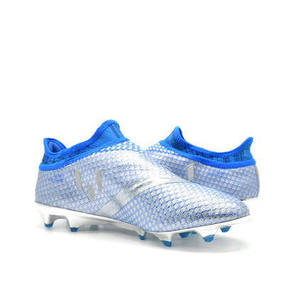 16+ PureAgility FG/AG Mercury Silver Metalic/Blue Messi - Elite Boots