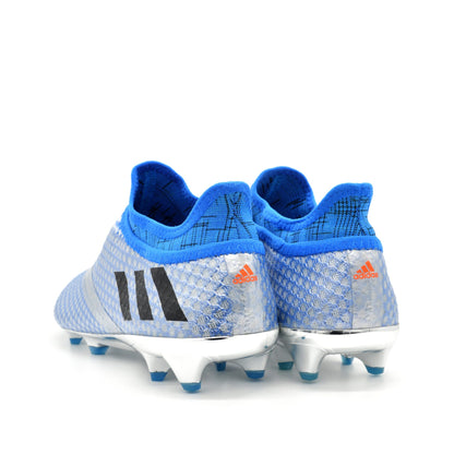 16+ PureAgility FG/AG Mercury Silver Metalic/Blue Messi - Elite Boots