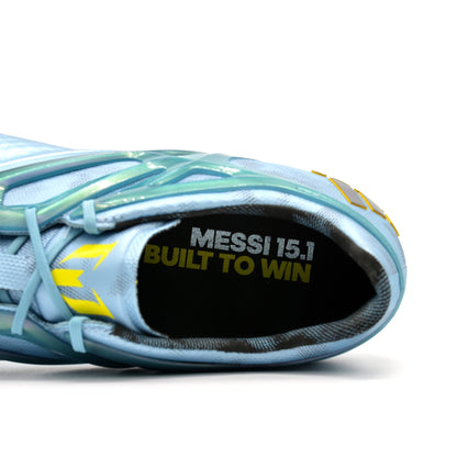 15.1 FG/AG Ice Metallic/Bright Yellow Messi - Elite Boots