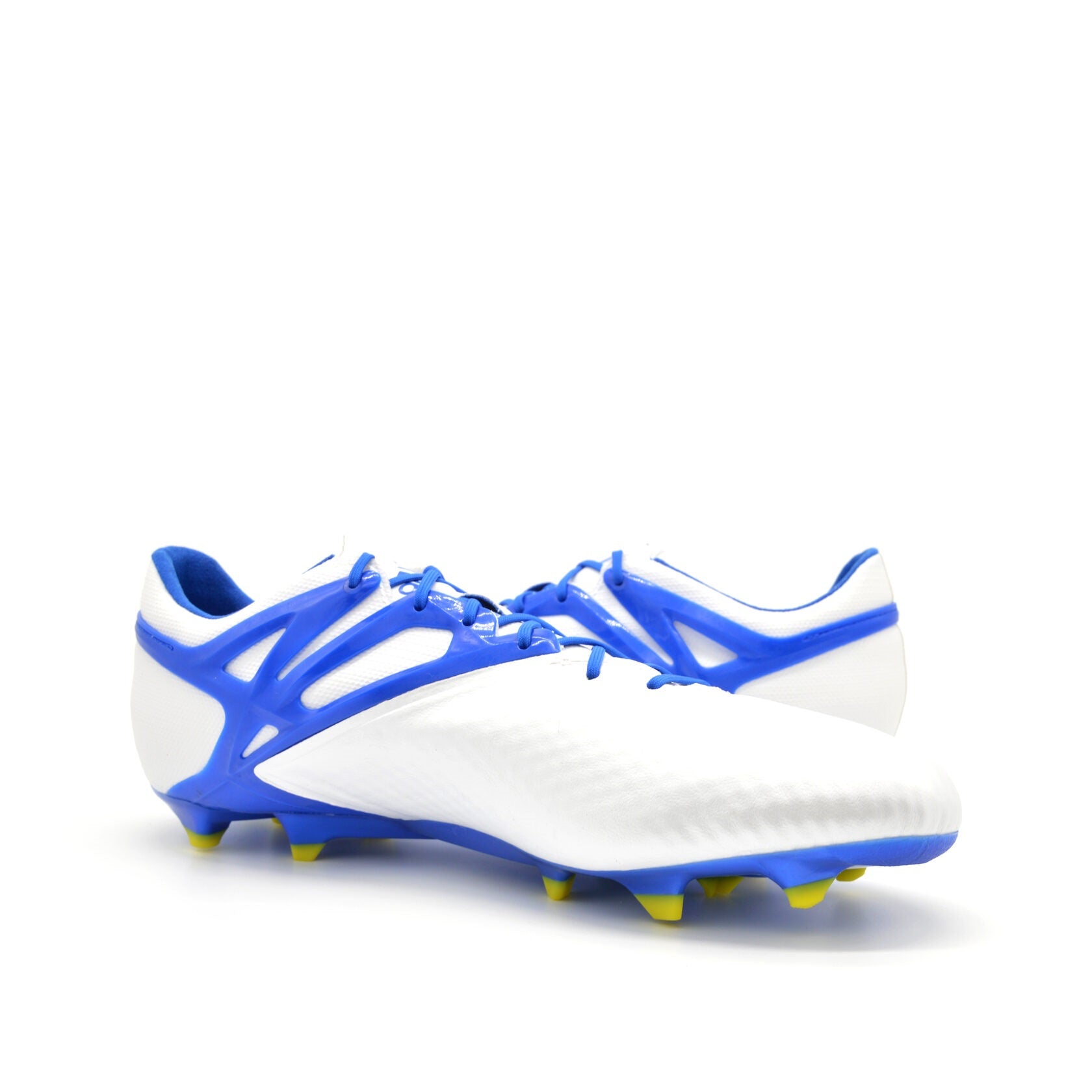15.1 FG/AG White/Prime Blue Messi - Elite Boots
