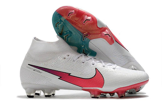 Mercurial Superfly 7 Elite FG White Crimson - Elite Boots