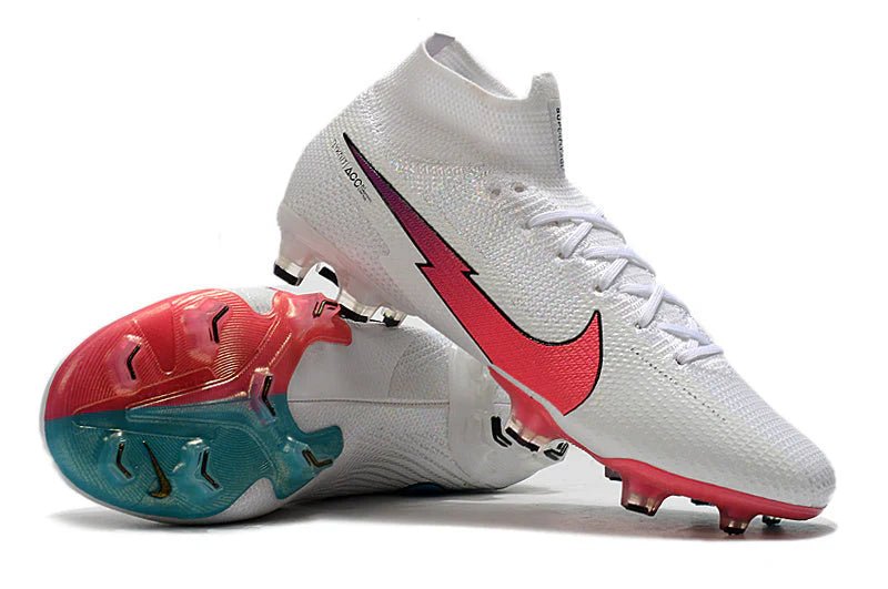 Mercurial Superfly 7 Elite FG White Crimson - Elite Boots
