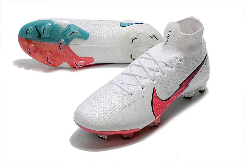 Mercurial Superfly 7 Elite FG White Crimson - Elite Boots