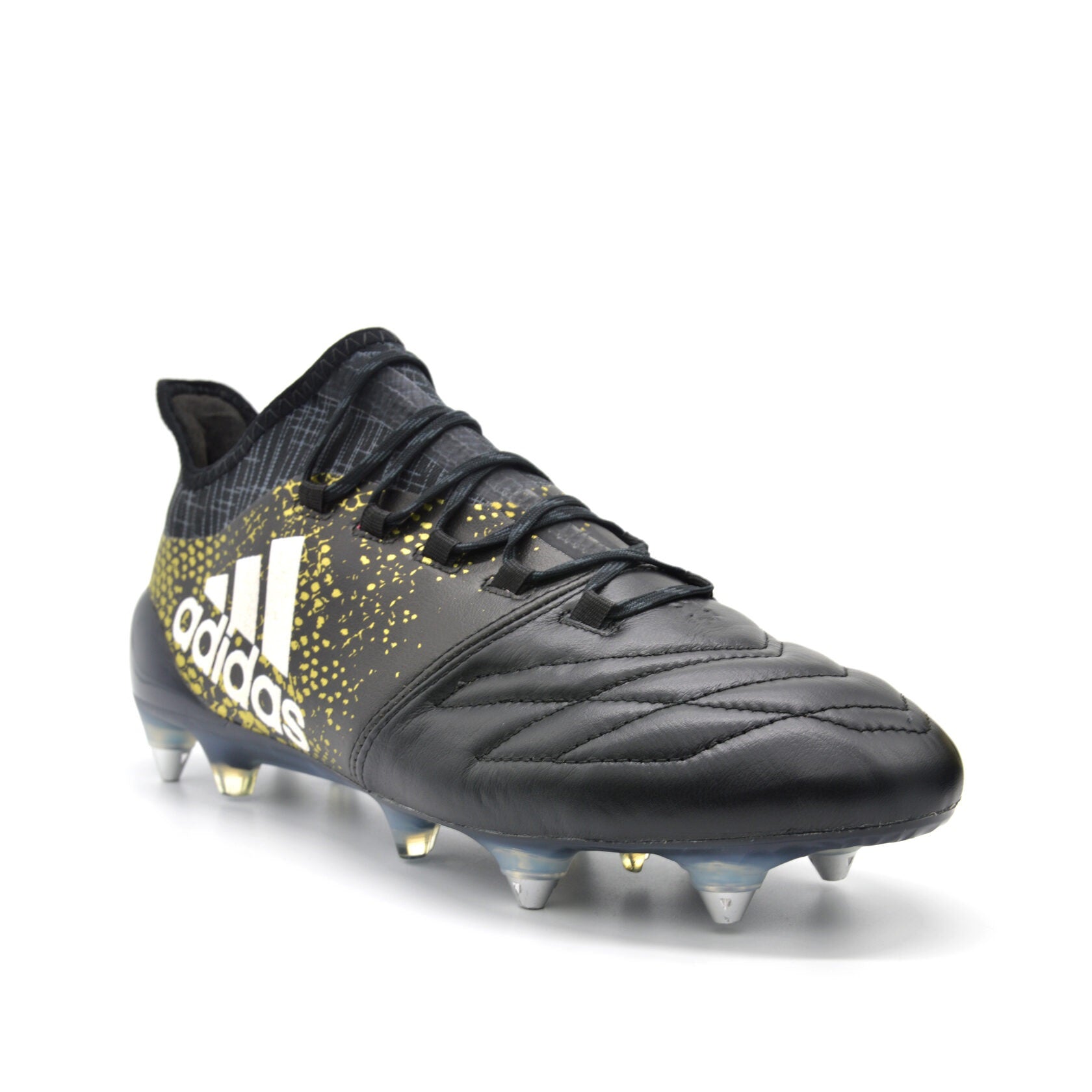 16.1 FG/AG Leather Stellar Pack - Black/Gold - Elite Boots