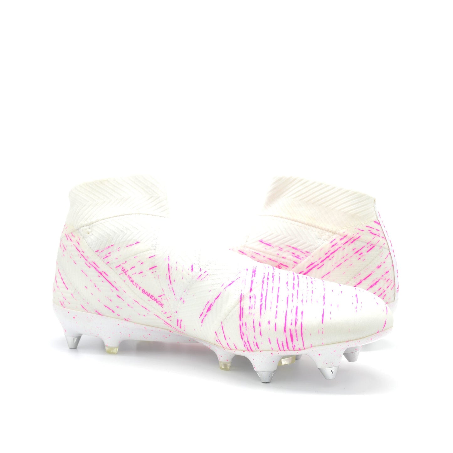 Nemeziz 18+ FG/AG Virtuso - White/Pink - Elite Boots