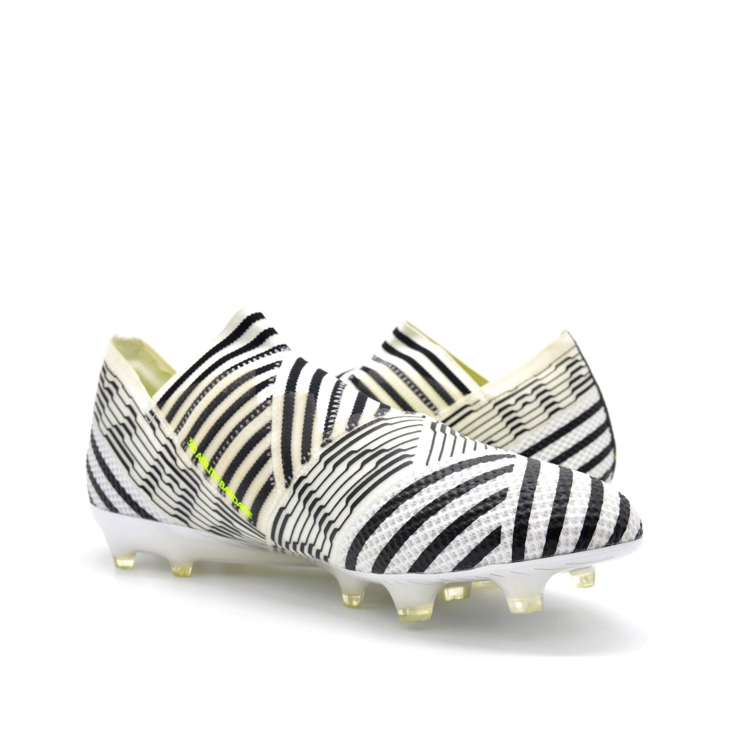 Nemeziz 17+ 360Agility FG/AG Dust Storm - White/Black - Elite Boots