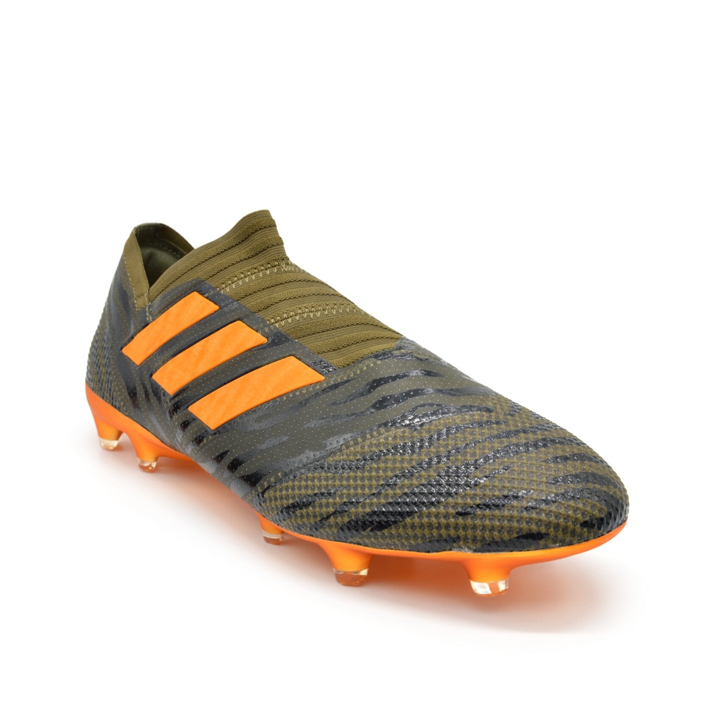 Nemeziz 17+ FG/AG Lone Hunter - Olive/Orange - Elite Boots