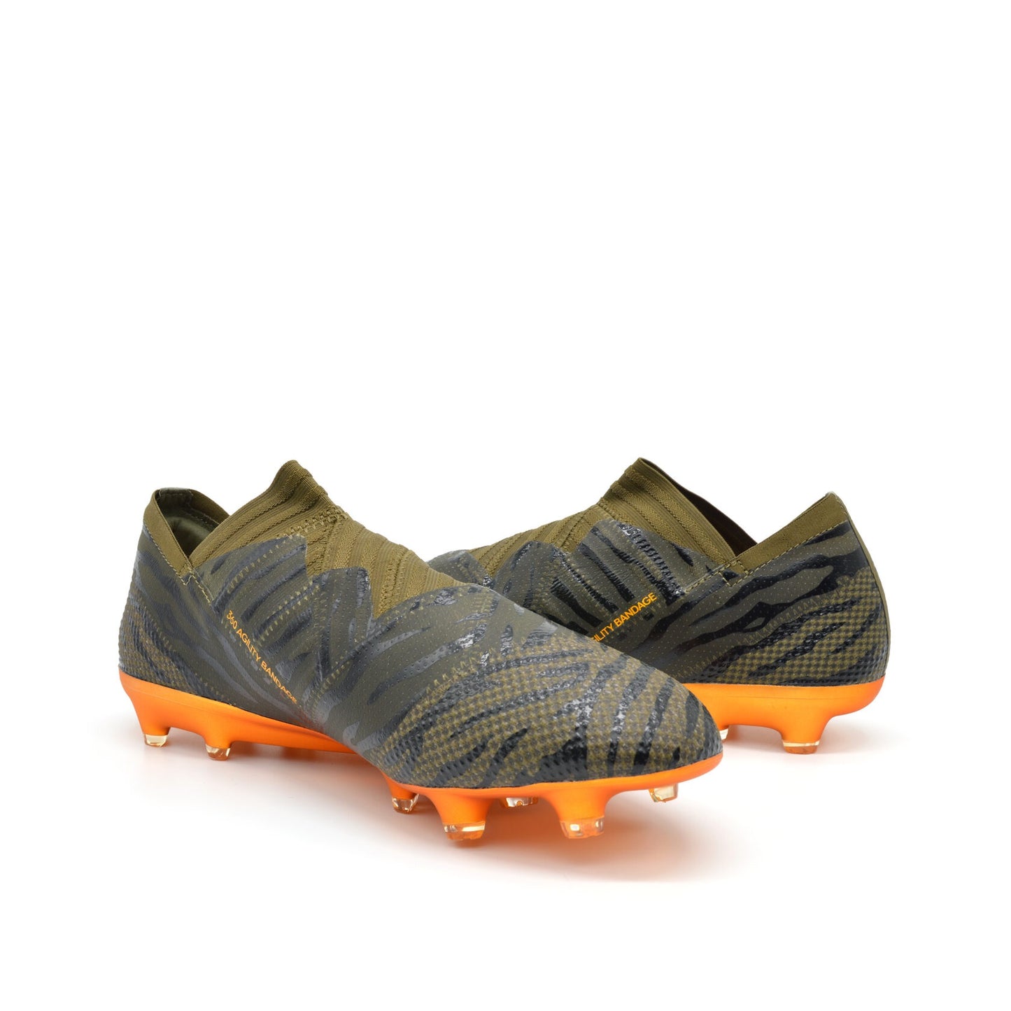 Nemeziz 17+ FG/AG Lone Hunter - Olive/Orange - Elite Boots
