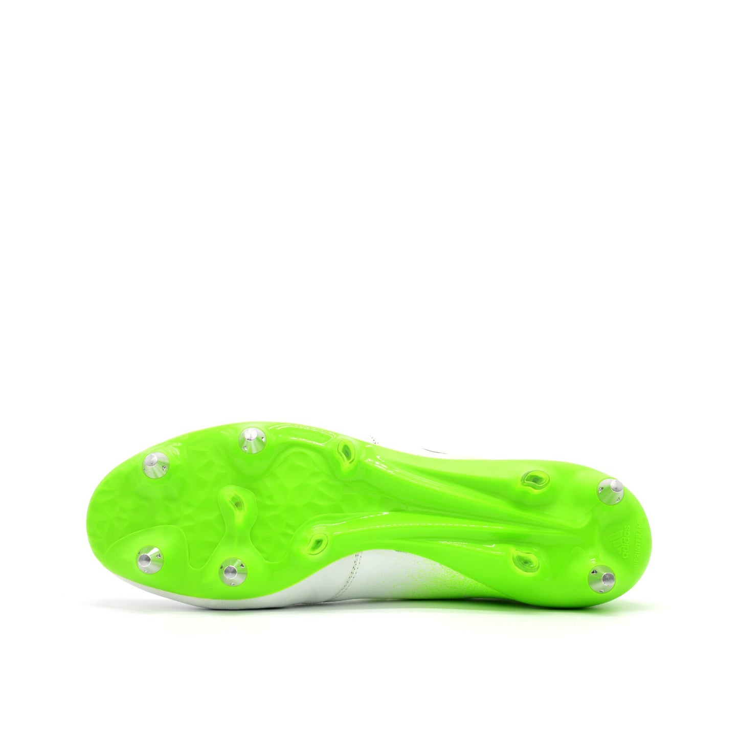 16.1 FG/AG Leather Turbocharge - White/Solar Green - Elite Boots
