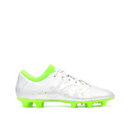 15.1 Eskolaite FG/AG Silver Metallic/Solar Green - Elite Boots