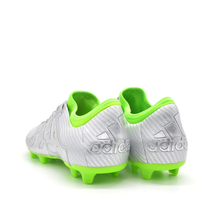 15.1 Eskolaite FG/AG Silver Metallic/Solar Green - Elite Boots