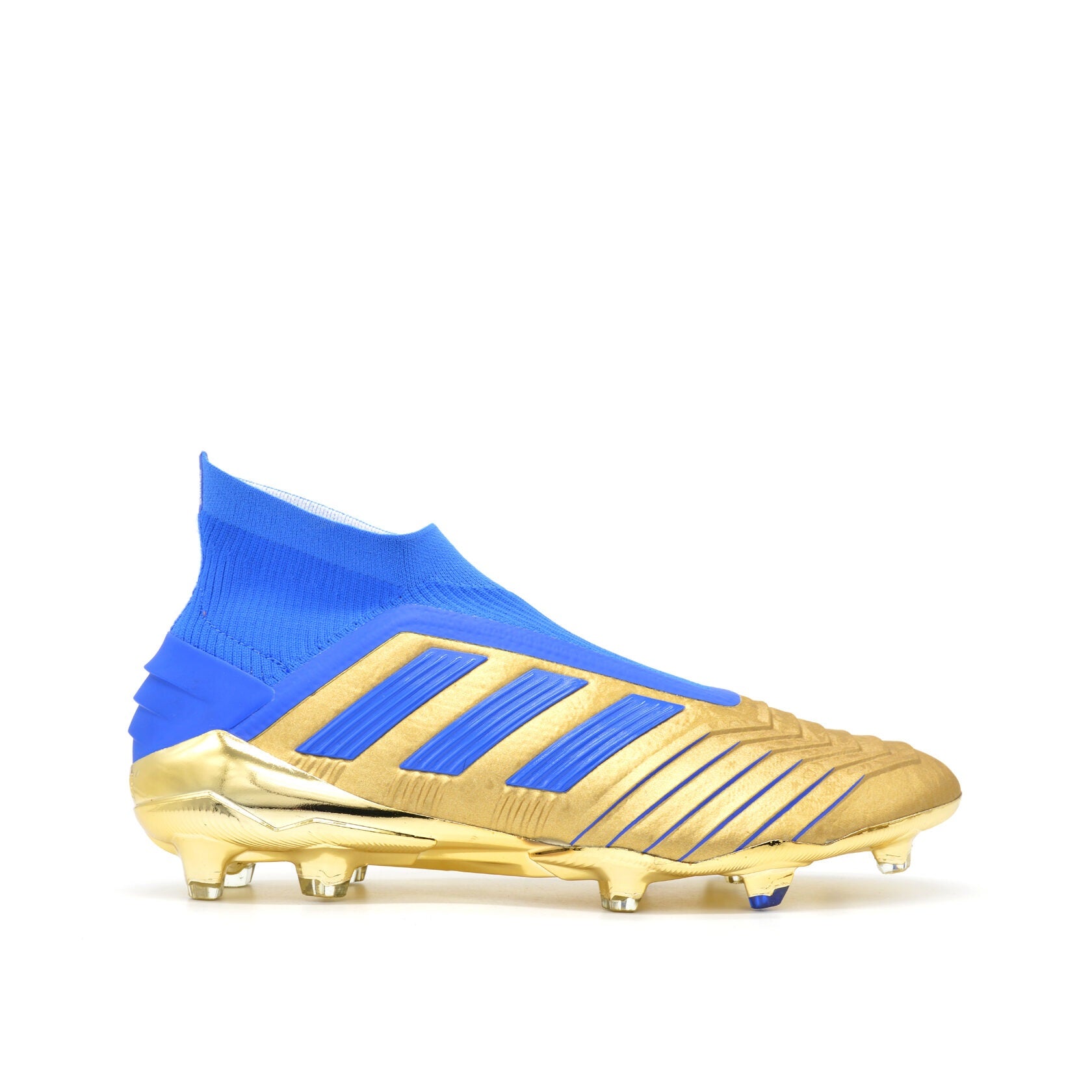 Predator 19+ FG/AG Input Code - Gold Metallic/Blue - Elite Boots