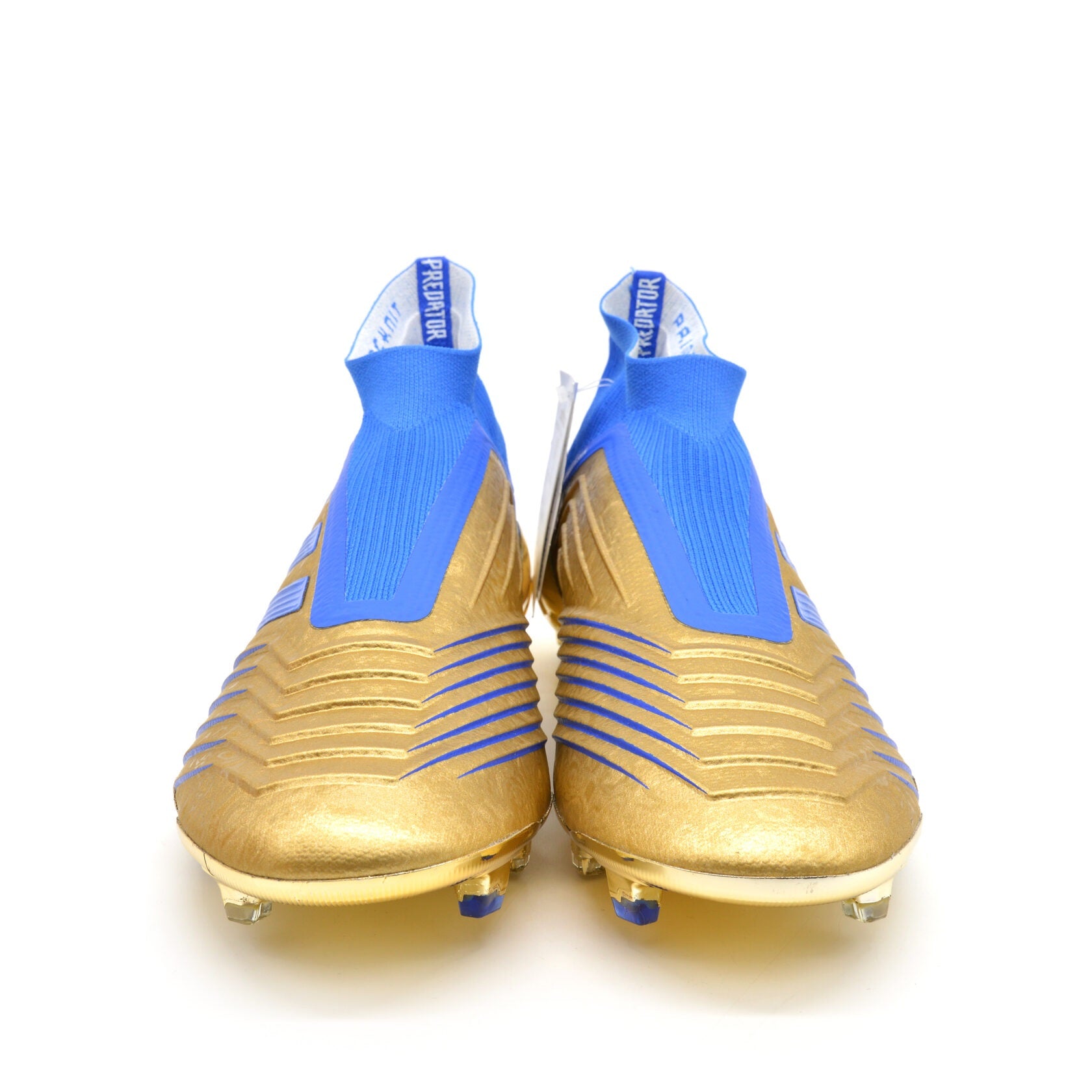 Predator 19+ FG/AG Input Code - Gold Metallic/Blue - Elite Boots