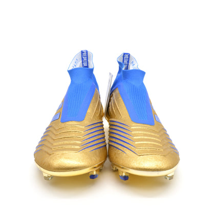 Predator 19+ FG/AG Input Code - Gold Metallic/Blue - Elite Boots