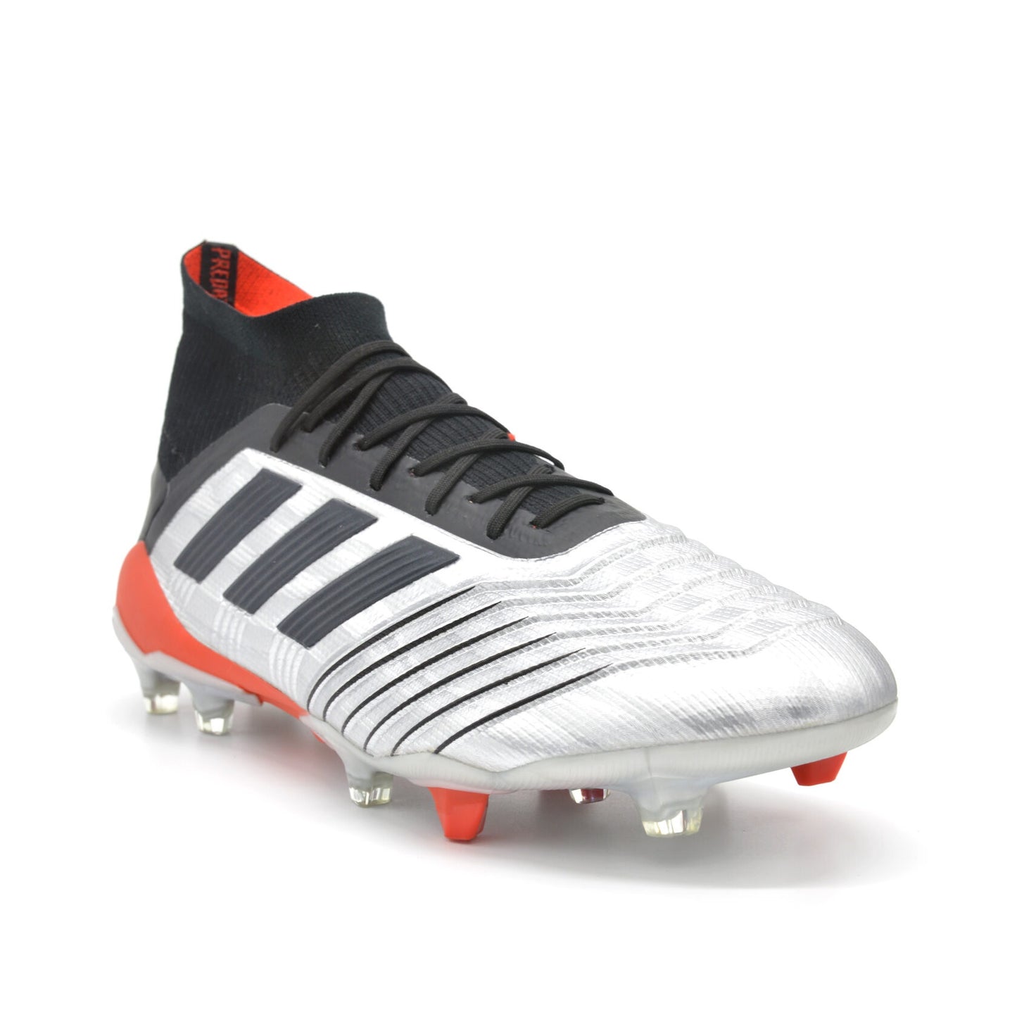 Predator 19.1 FG/AG 302 Redirect - Silver Metallic/Red - Elite Boots