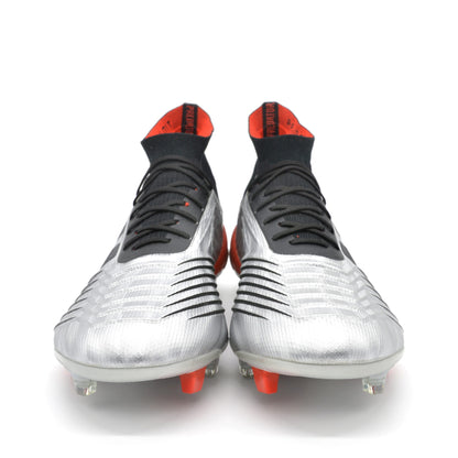 Predator 19.1 FG/AG 302 Redirect - Silver Metallic/Red - Elite Boots