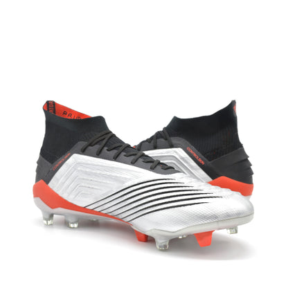Predator 19.1 FG/AG 302 Redirect - Silver Metallic/Red - Elite Boots