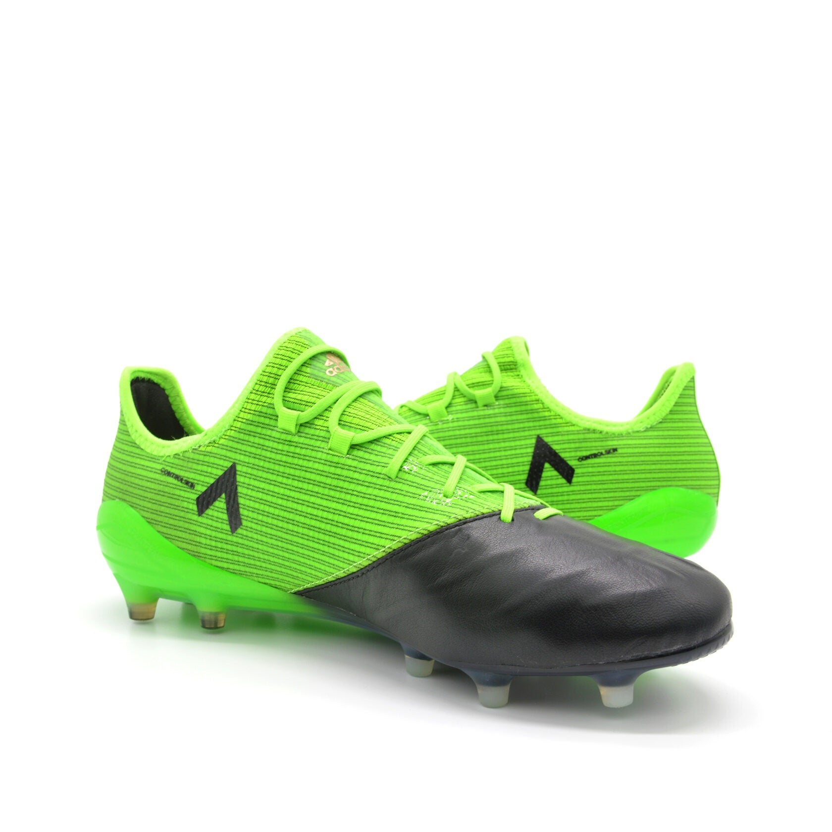 ACE 17.1 Leather FG/AG Turbocharge - Solar Green/Black - Elite Boots