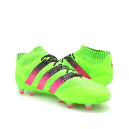 ACE 16.1 Primeknit FG/AG Solar Green/Pink - Elite Boots