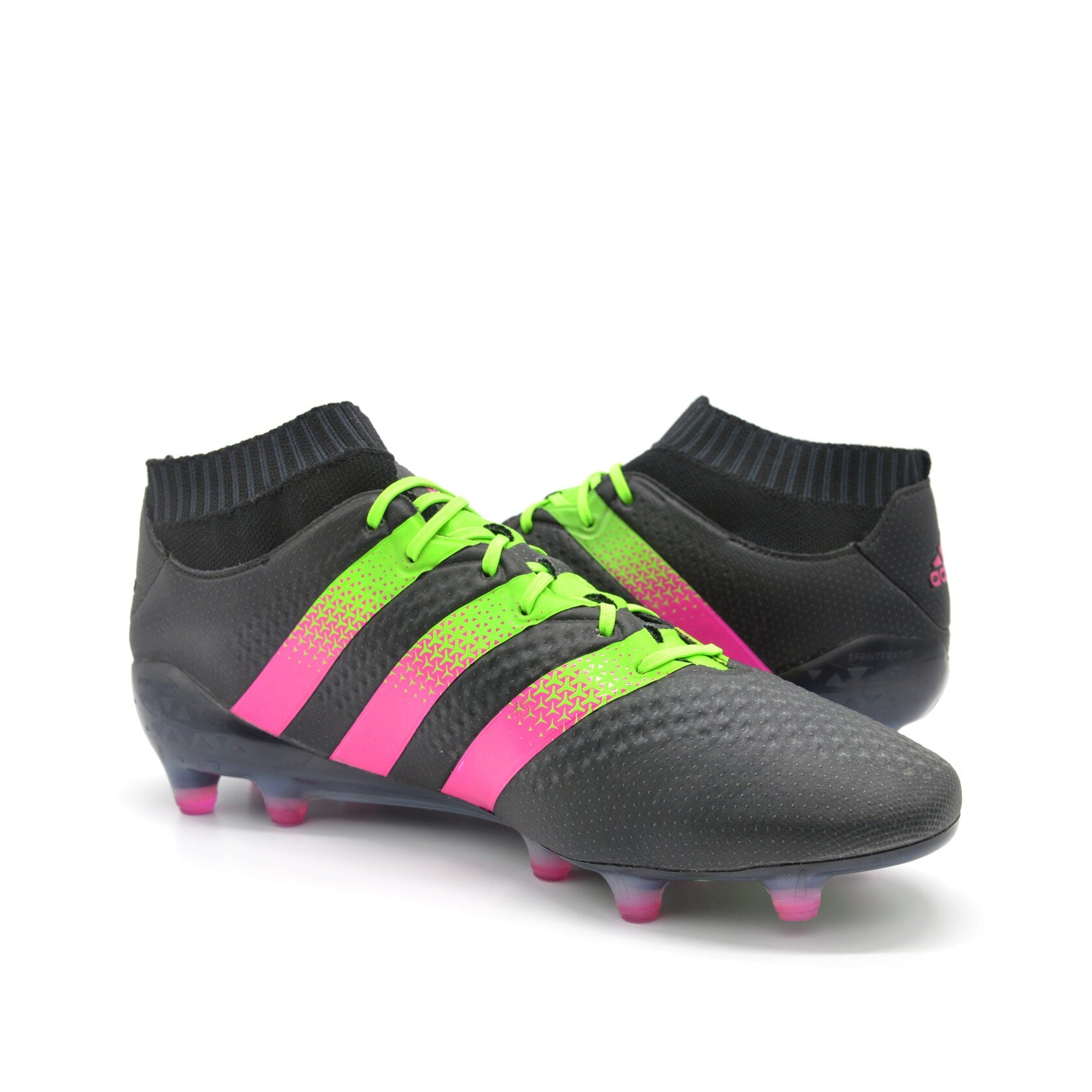 ACE 16.1 Primeknit FG/AG Black/Pink - Elite Boots