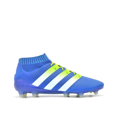 ACE 16.1 Primeknit FG/AG Shock Blue/White - Elite Boots