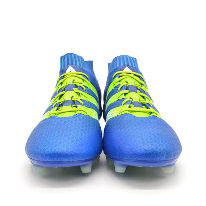 ACE 16.1 Primeknit FG/AG Shock Blue/White - Elite Boots