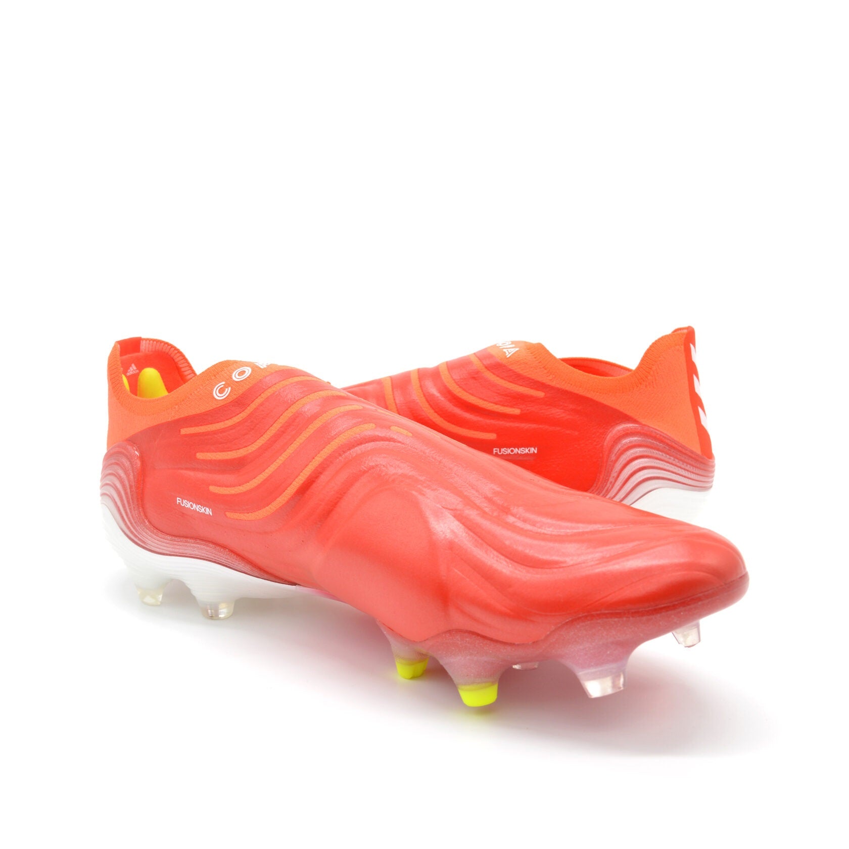 Copa Sense + FG Meteorite - White/Solar Red - Elite Boots