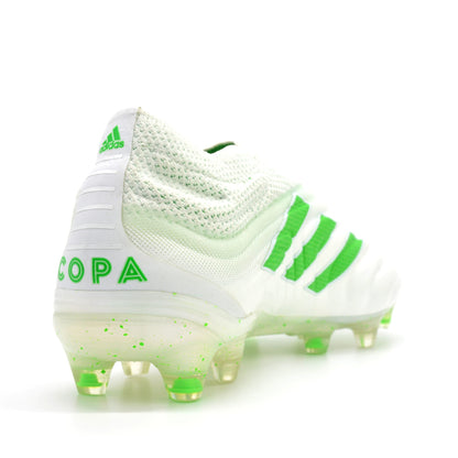 Copa 19+ FG/AG Virtuso - White/Solar Lime - Elite Boots