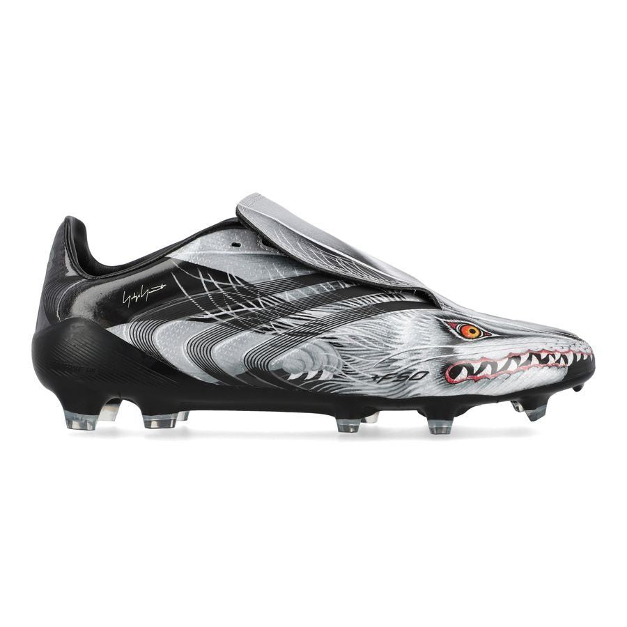 F50 Elite Tunit Y - 3 FG - Silver Black Metallic - Elite Boots