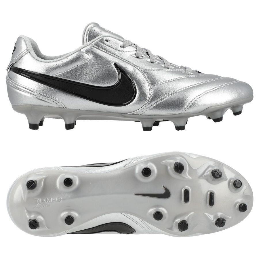 Tiempo Ligera Pro FG - Metallic Silver/Black - Elite Boots