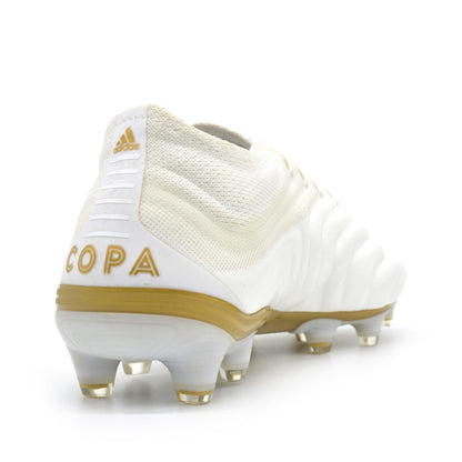 Copa 19.1 FG/AG Input Code - White/Gold Metallic - Elite Boots