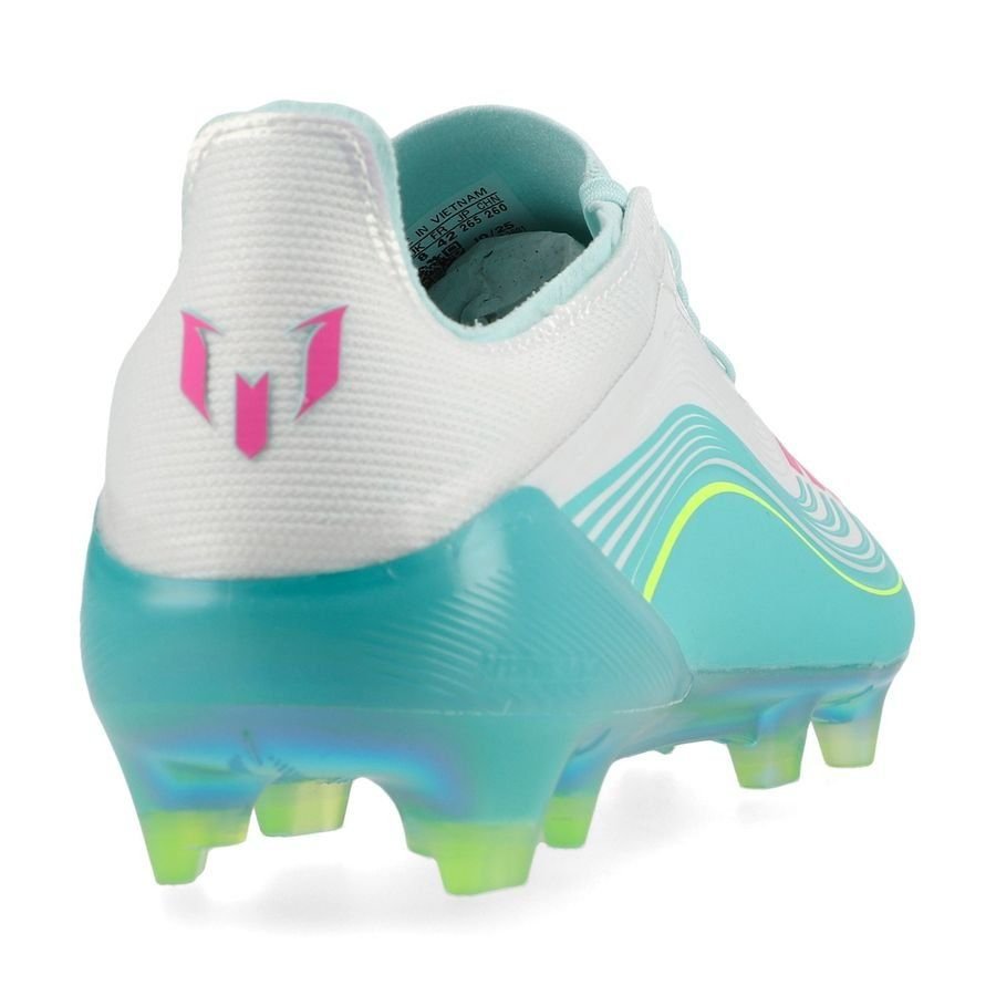 F50 Messi Elite FG Aurora Radiante - Footwear White/Lucid - Elite Boots