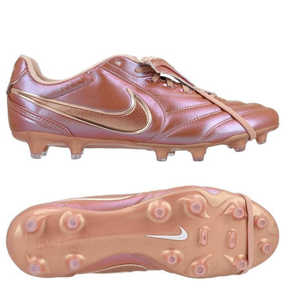 Tiempo Ligera Pro FG - Metallic Rose Gold/Metallic Red - Elite Boots
