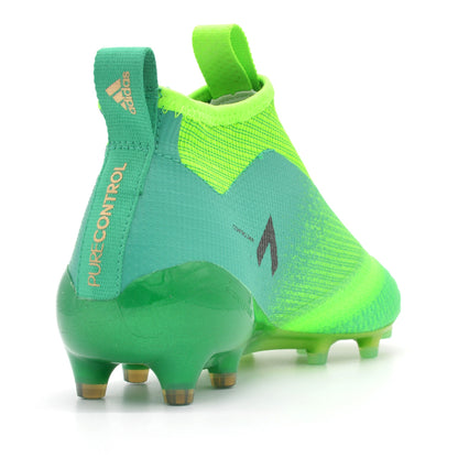 ACE 17+ PureControl FG/AG Turbocharge - Solar Green/Black - Elite Boots