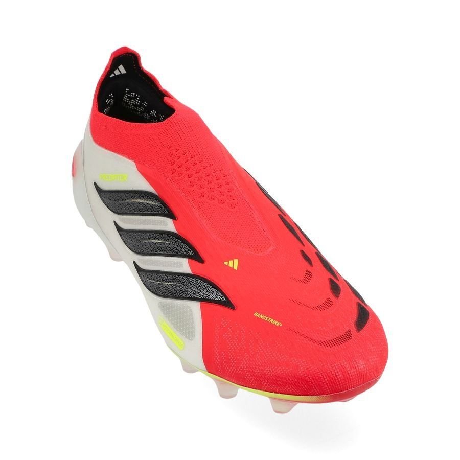 Predator Elite Laceless AG Born For Goals - Lucid Red/Core Black - Elite Boots