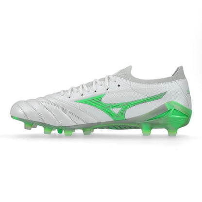 Morelia Neo IV Beta FG Frontier - White/Neon Green - Elite Boots