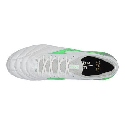 Morelia Neo IV Beta FG Frontier - White/Neon Green - Elite Boots