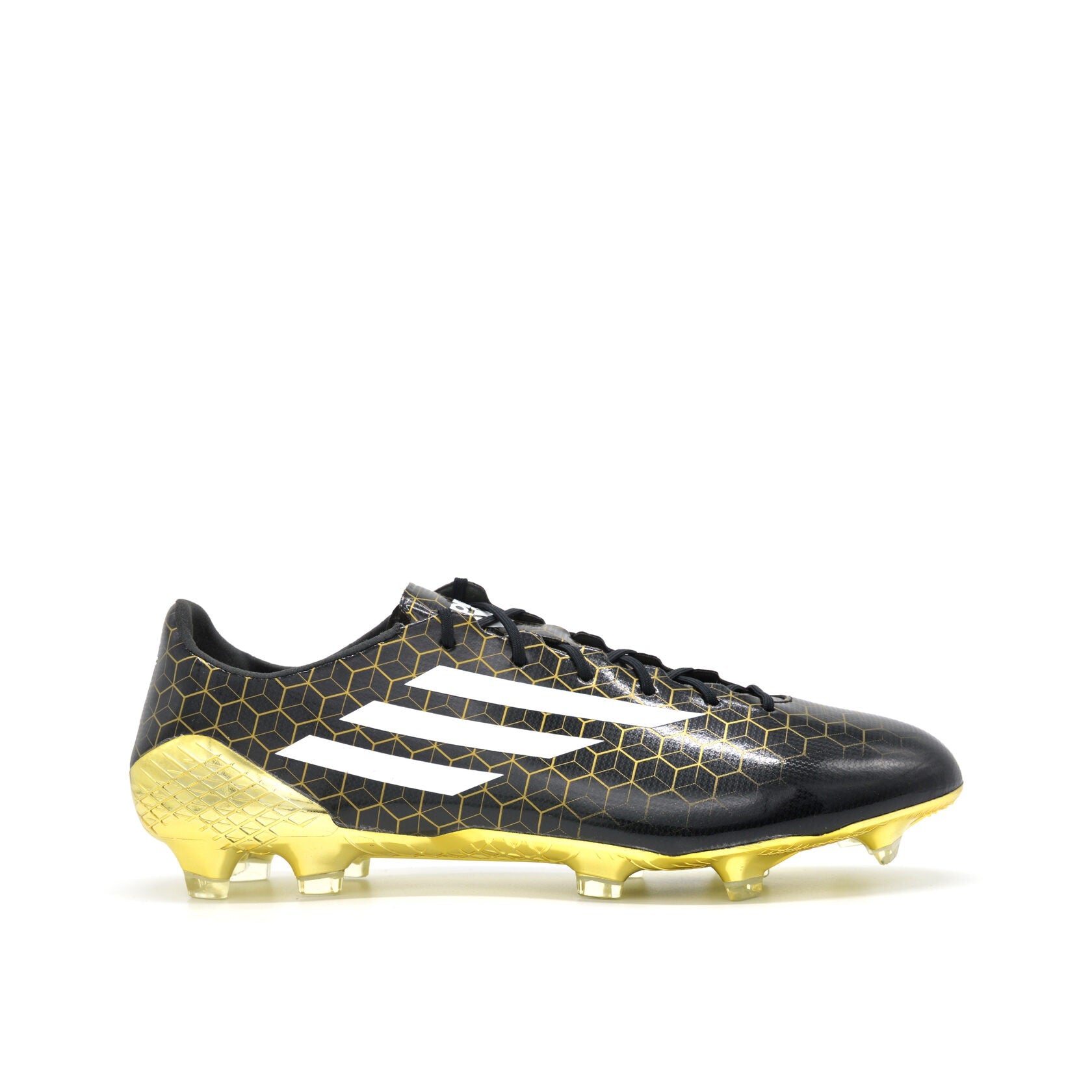 Adizero F50 Ghosted Crazylight FG Black/Gold - Elite Boots
