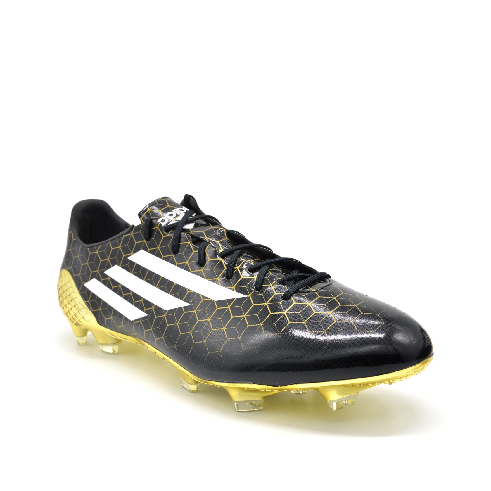 Adizero F50 Ghosted Crazylight FG Black/Gold - Elite Boots
